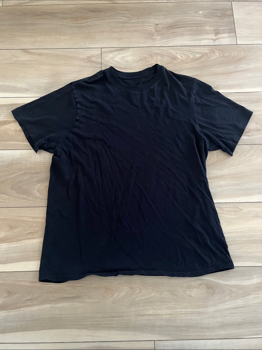 Men's Black Crew Neck Short Sleeve T-Shirt